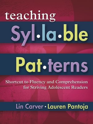 cover image of Teaching Syllable Patterns